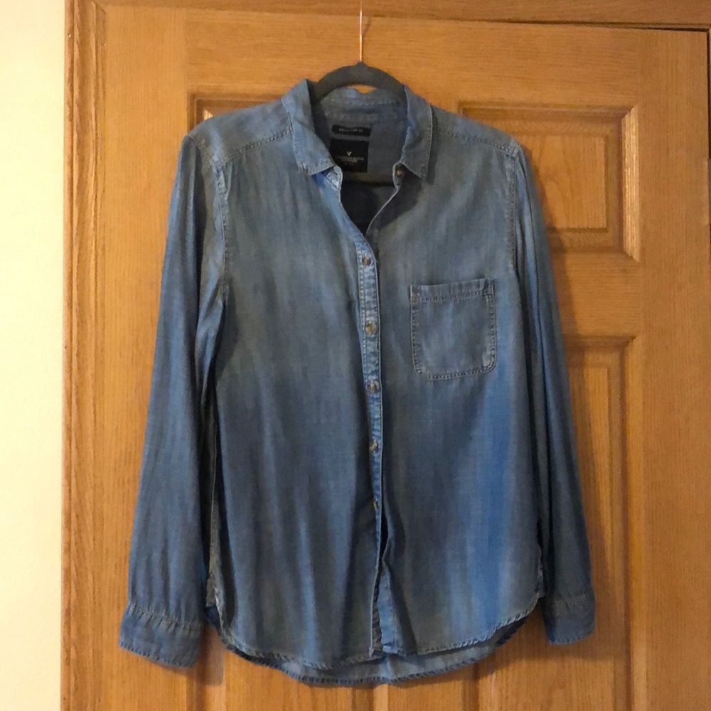 Boyfriend for denim button up